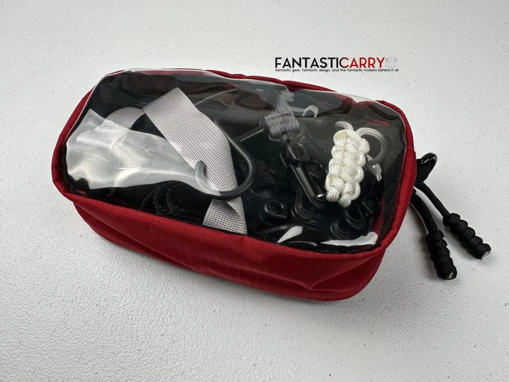 Tom Bihn Clear 3D Organizer Cube in Sangria Cerylon