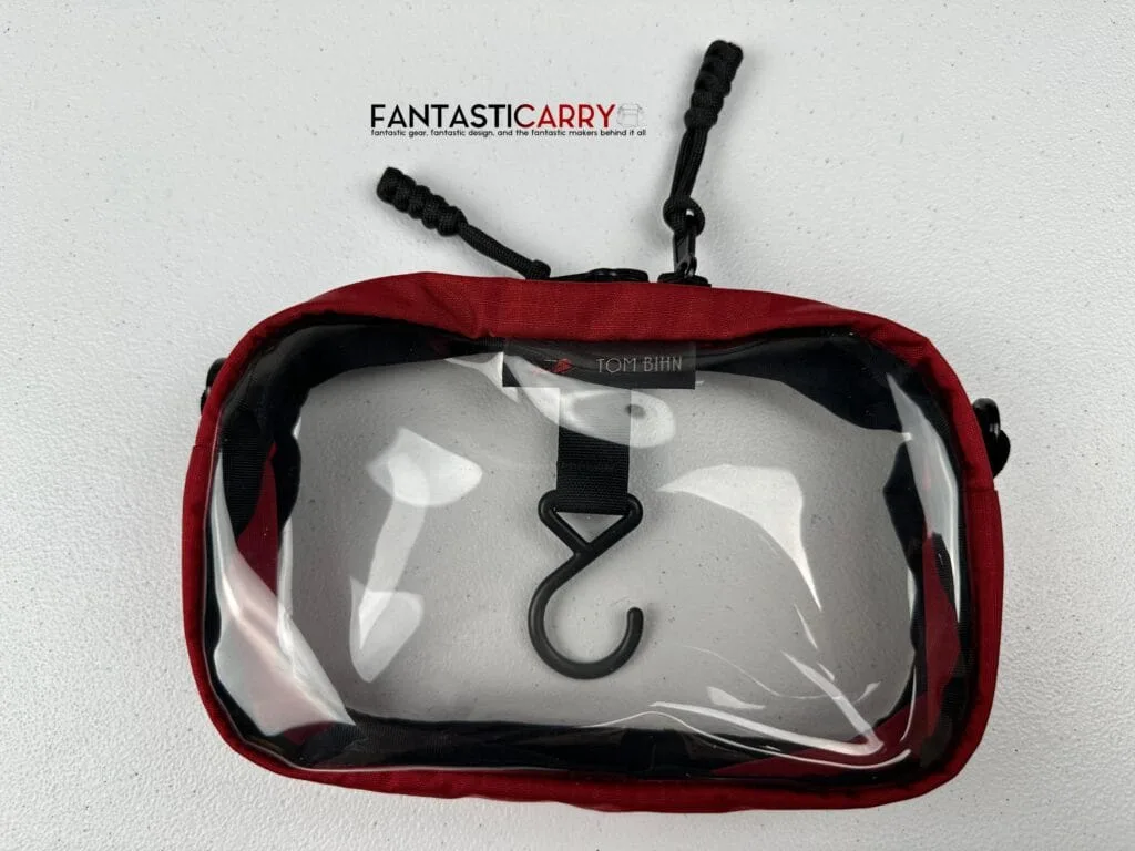 Tom Bihn Clear 3D Organizer Cube in Sangria Cerylon