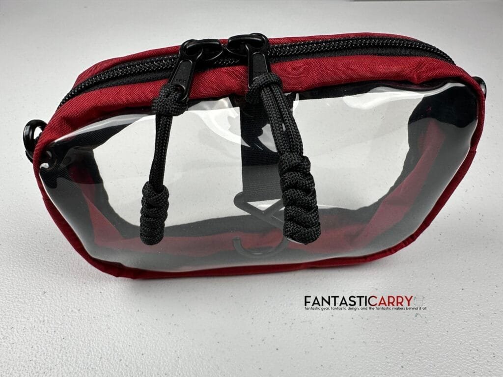 Tom Bihn Clear 3D Organizer Cube in Sangria Cerylon