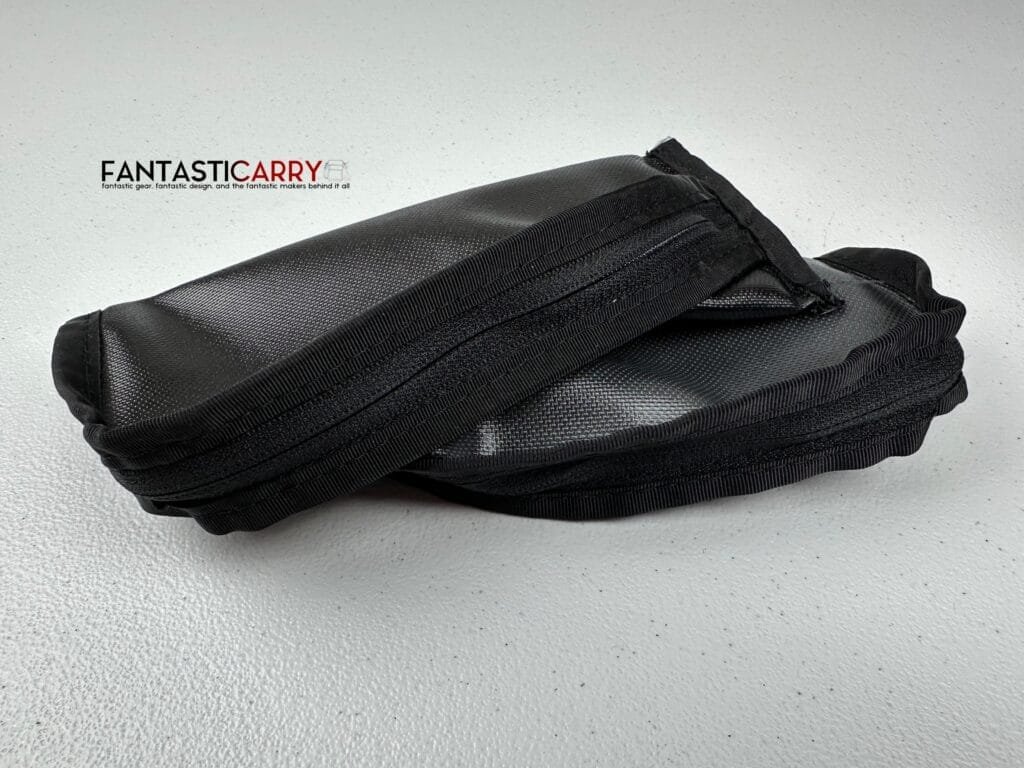 Tom Bihn Ghost Whale Organizer Pouch - Small - in Black and Nebulous Grey Ballistic