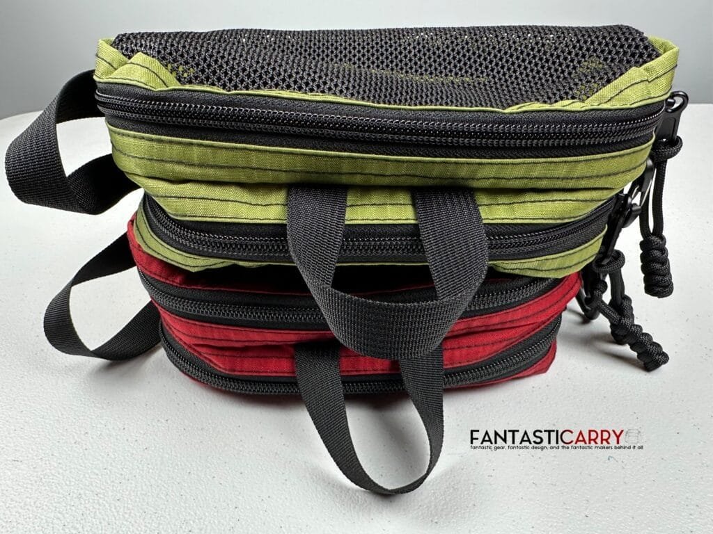 Tom Bihn Small Snake Charmer in Moss and Sangria Cerylon